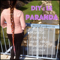 DIY : le paranda (tresse + tissu)
